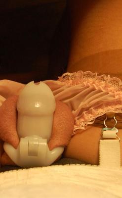 Sissy locked in chastity / - cuckold denied orgasm