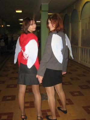 Двое и более в колготках