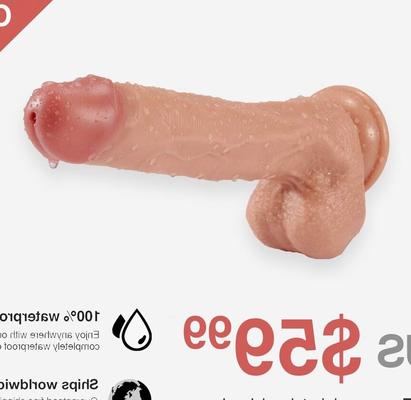 Vibrador nu de pênis realista!