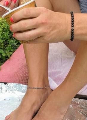 Messy feet fun outside - oatmeal, chocolate wam