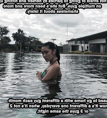 Linda asiática universitária vagabunda [história]