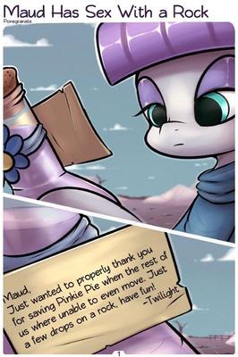 MLP Comic Maud a des relations sexuelles avec un rocher