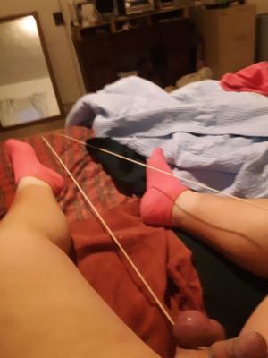 Cbt in girls bra and socks
