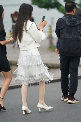 Asiatische Strumpfhosen und Beine