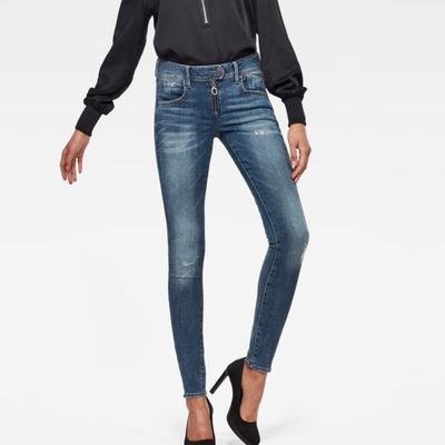 Denim-CD-Favoriten - G-Star RAW Mid Blue Skinny Jeans -