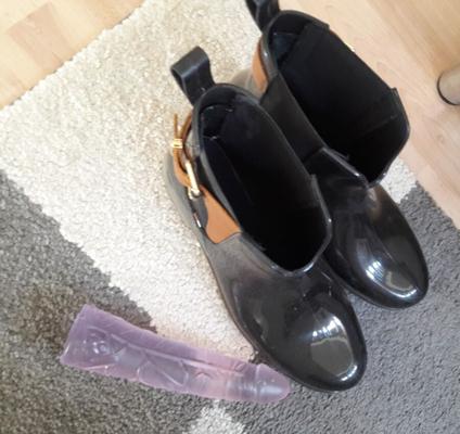 Vibrador e goma de mascar