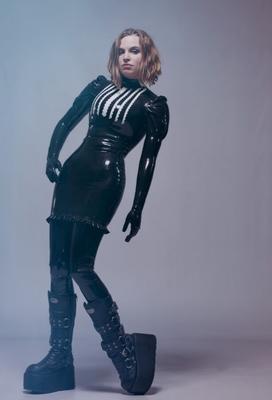 Hermione Jones Layered Latex Fashion
