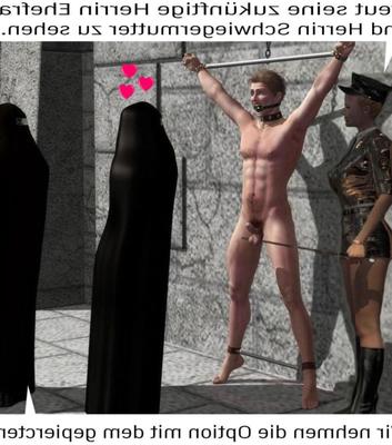 Légendes de dessins animés de femdom allemande