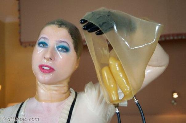 Latex-Dildohöschen