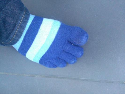 Yo en mis calcetines