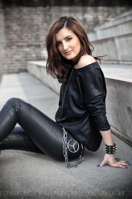 Glänzende Leggings
