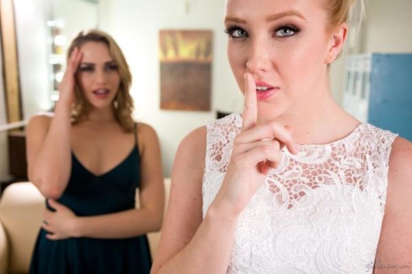 Mia Malkova e Samantha Rone-Telepatia Parte Um-Tribbing tesoura