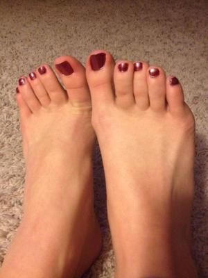 セクシーな元の足の裏