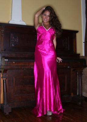 Just Jones Vestido Rosa Meia-calça Cinza Brilhante