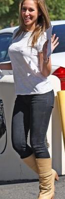 Haylie Duff in Stiefeln