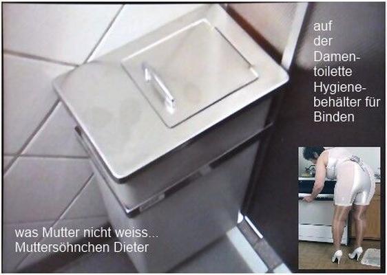 Samenerguss auf der Damentoilette (lady`s toilet)