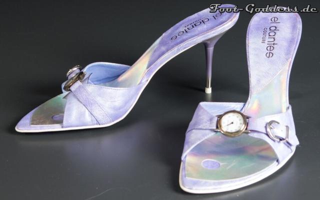 Foot-Goddess Gosia Salto alto Mules Collection apenas sapatos