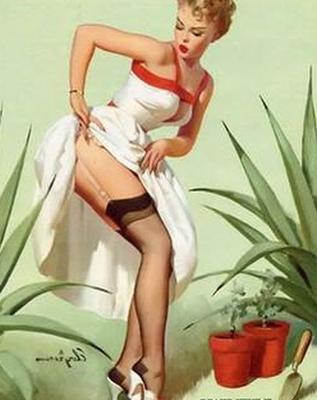 Lingerie Art-Stocking Tops Edition