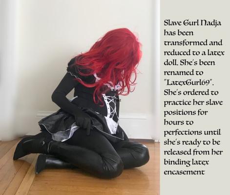Gurl transformada em boneca sexual de látex