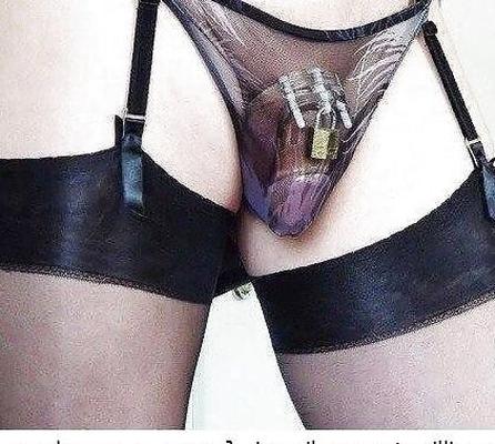 Chicos mariquitas en castidad...