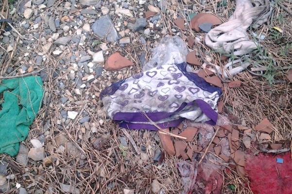 Unas bragas que encontré al borde del camino.