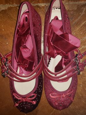 LFL by Lust for Life „Triplet“ Ballerinas – Burgund