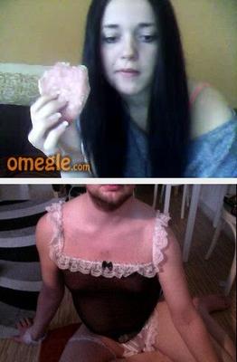 Young Girl let me strip an laugh at me on Omegle
