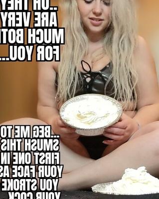Pie captions