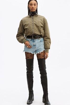 Denim CD Favorites — Голубые узкие шорты Alexander Wang —
