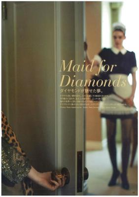 Magd für Diamanten