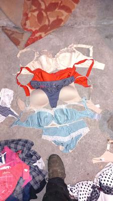 またしてもパンティとブラジャーを発見