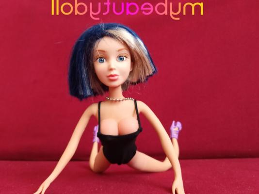 Sexy Big Tits Milf Doll with Black Swimsuit