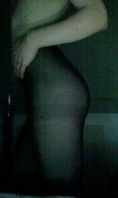 ¡Yo en medias de mi ex novia!