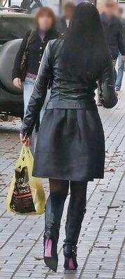 Damen Ausgehen (Stiefel und Feinstrumpfhose)