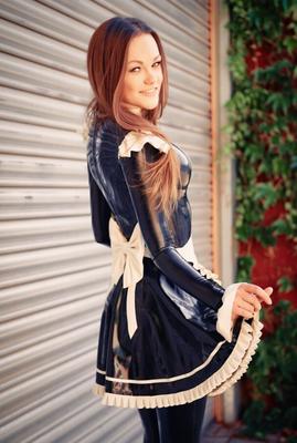 Alexandra Potter, britisches Latexmädchen