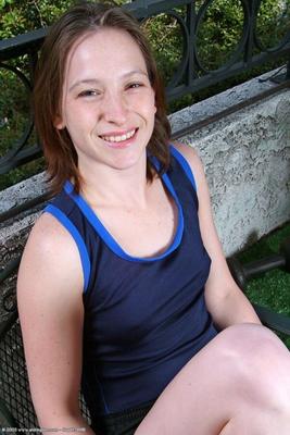 Redhead-teen-workout