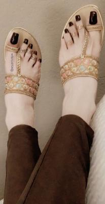 Bling de pied et talons sexy