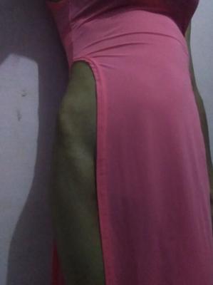 Mi nuevo vestido sexy de corte alto y busto bajo