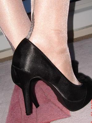 Medias de nailon elegantes