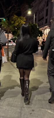 黒パンストストリート