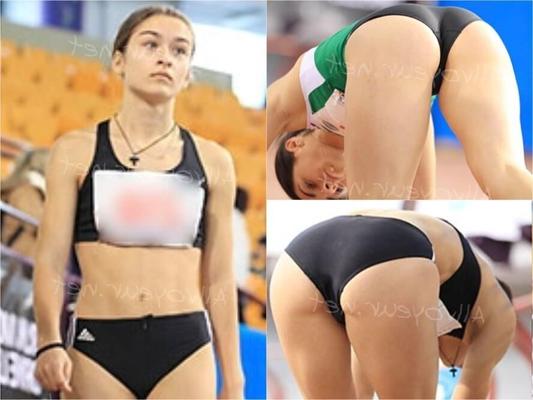 Соревнования сексуальных азиатских спортивных девушек