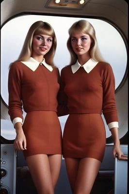 1970年代のAIスチュワーデス