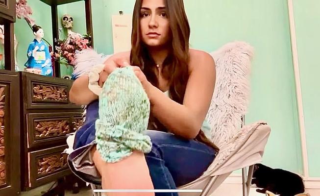 "Cowgirl Bimbo Bitch" P Sock/Foot Slut Slut