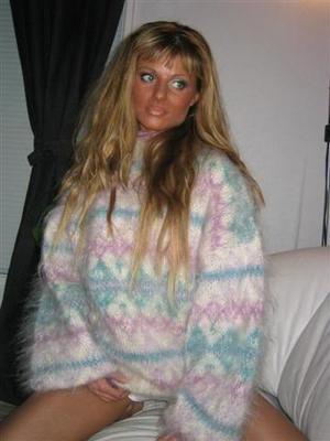 Angelique vintage angora mohair sweaters