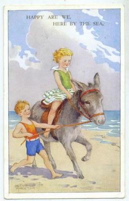 RIDING DONKEY FUN BEACH PLAY