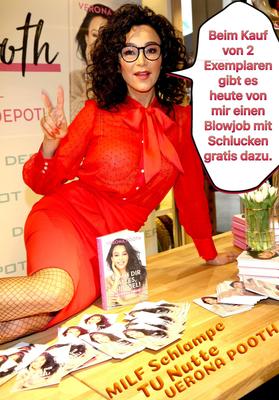 MILF Titten Schlampe Verona Pooth; Gedankengaenge einer TV Nutte