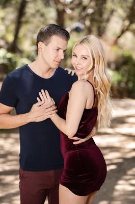 COUPLE HUGGING