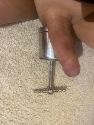 Balls crushed to unwanted ejaculation without orgasm