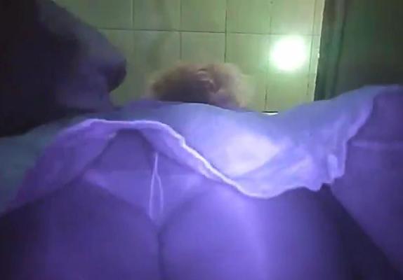 Upskirt white pantyhose