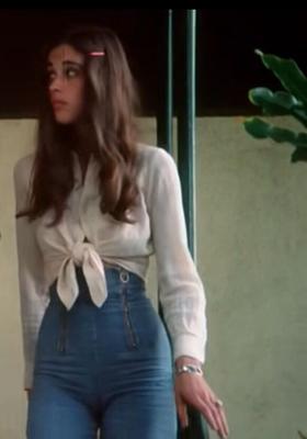 Chica tímida Vintage Cameltoe Jeans Teen Cutie Mary Swan Fuck